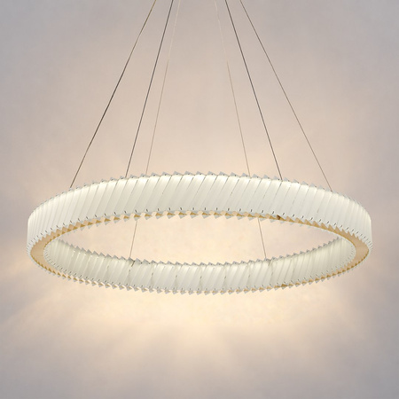 Lampa wisząca złota Deluxe okrąg 90cm 45W LED Milagro ML2781