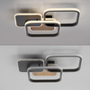 Lampa sufitowa plafon CZARNY/DREWNO LED 3000K SEVENT Just Light Paul Neuhaus 14117-78 