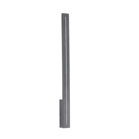 Szary kinkiet elewacyjny 61cm LINEA S LED 3000K IP65 Tk Lighting 18175