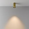 Tuba sufitowa o średnicy 5,2cm i wysokości 12,5cm w kolorze mosiężnym LED 3000K FOCUS LED C056CL-L12W3K-W-BS Maytoni