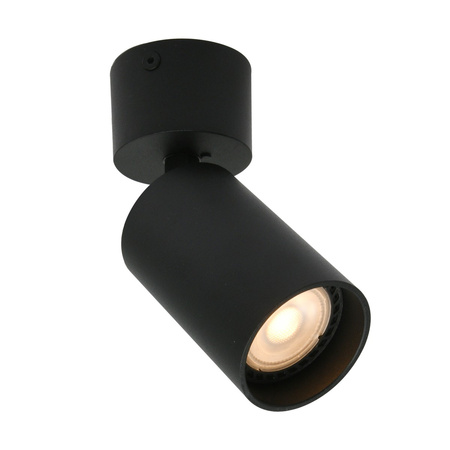 Czarna ruchoma oprawa sufitowa 1xGU10 Nesto Italux SPL-23436-1R-BK