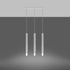 Lampa wisząca WEZYR metal szkło Sollux Lighting SL.0959 SL.0962