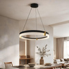 Lampa wisząca Plum Triangle 60 cm czarno-transparentna LED CCT Light Prestige LP-0407/1P M BK Triangle