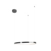 Lampa wisząca nieregularny czarny orkąg Maxlight P0661D Cayenne 60cm