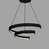 Lampa wisząca LED TOPPO czarna Aviano Lighting 6032-0110