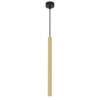 Lampa wisząca cienka tuba MONZA BRASS 1xG9 max 8W LED Milagro MLP8839
