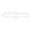 Plafon sufitowy LED 4000K Sonia Italux PLF-45372-M-CL