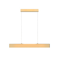 Lampa wisząca liniowa w kolorze złotym LED 3000K Step P010PL-L23G3K Maytoni