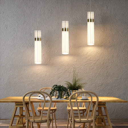 Lampa wisząca Ambiente 3 złota LED CCT Light Prestige LP-1510/3L GD