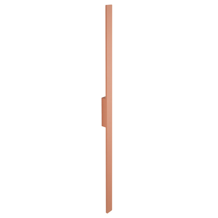 Pionowy kinkiet ścienny zewnętrzny elewacyjny w kolorze terakota 144cm 3000K IP54 DEMI LED L Nowodvorski 11561