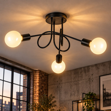 Lampa sufitowa TURBINO 3xE27 Milagro ML2474