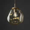 Lampa wisząca nieregularny szklany klosz 25cm LAVA M SABIA 1xE27 Tk Lighting 11327