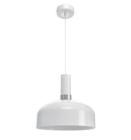 Lampa wisząca MALMO WHITE/CHROME 1xE27 Milagro MLP6202