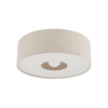 Lampa sufitowa, plafon z kremowej tkaniny 50cm 1xE27 SANTANA  M Nowodvorski 11651