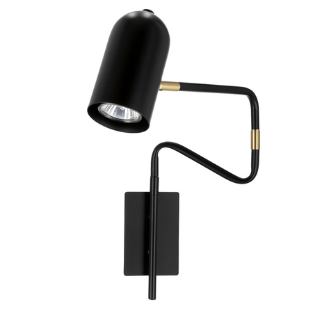 HOSTI LAMPA KINKIET 1X15W GU10 CZARNY Candellux 21-75451