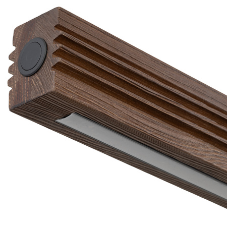 Lampa wisząca liniowa 160cm LED 3000K VIGA WOOD SOSNA SZCZOTKOWANA ORZECH Tk Lighting 11654