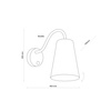 WIRE WHITE KINKIET 1 PŁ  TK Lighting 2445