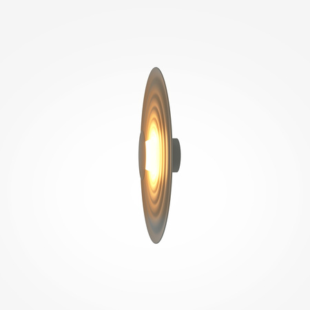 Nowoczesna lampa ścienna z dekoracyjnym podświetleniem o średnicy 40cm LED 2700K Nami MOD400WL-L5KH2.7K Maytoni