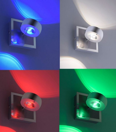 Kinkiet OPTI LED RGBW Leuchten Direkt 12471-55 sterowany pilotem kolory funkcja smart