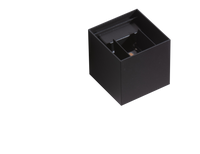 Kinkiet na elewacje czarna kostka ustawienie kąta światła GAMBINO BK 3000K AZZARDO AZ4148