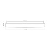 Plafon sufitowy LED o średnicy 48cm 4000K Bumi Italux PLF-53647-L-CL