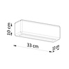 Kinkiet SUBANI ceramiczny biały Sollux Lighting SL.0840