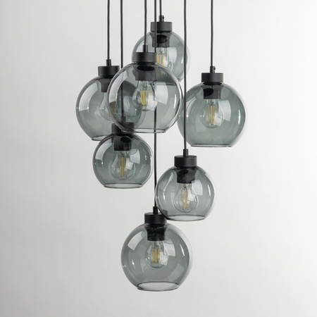 CUBUS GRAPHITE LAMPA WISZĄCA 7 KOŁO TK Lighting 10207