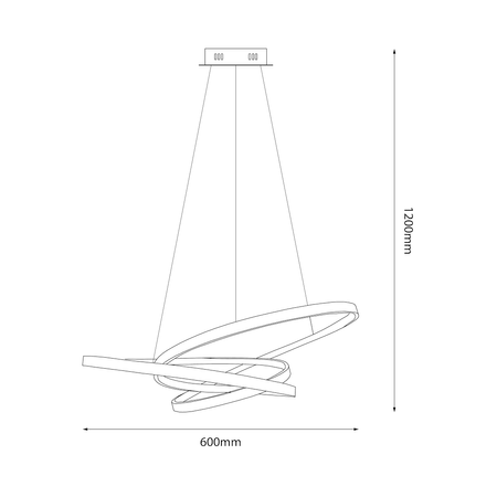 Lampa wisząca EMPOLI 55W LED 4000K Milagro ML1573