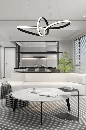 Lampa wisząca czarna ADILA LED Reality 339001-30