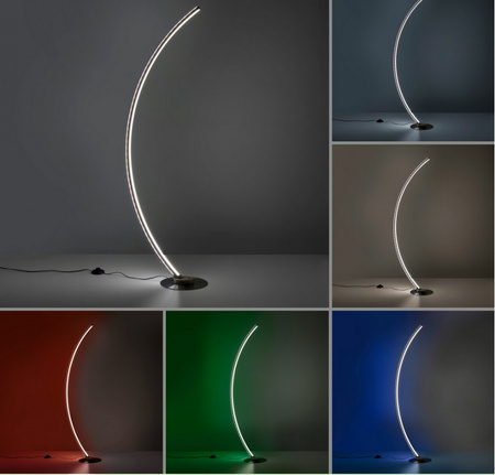 Lampa podłogowa ALINA LED RGB Leuchten Direkt 11254-55 sterowana pilotem