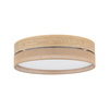 Okrągła lampa sufitowa 60cm DORMA WOOD JUTA 4xE27 Tk Lighting 11791