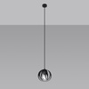 Lampa wisząca TULOS 1 czarna Sollux SL.1087