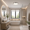 Plafon LED 40cm VELIS CHROME 30W IP54 Tk Lighting 18286