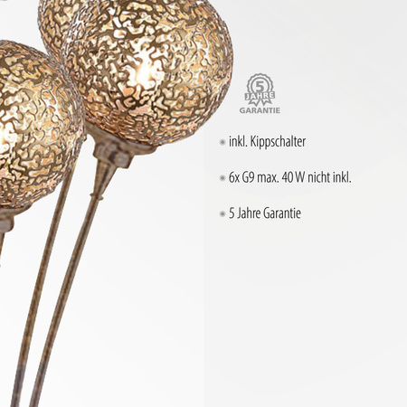 Lampa podłogowa GRETA Paul Neuhaus 398-48