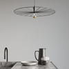 Lampa wisząca SIRKEL 45 czarny Sollux TH.145