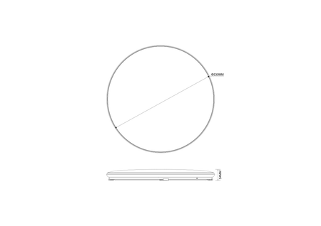 Lampa sufitowa OMAR LED Zuma Line JE-DHR-0530-CH