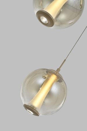 Lampa wisząca trójka okrągła Orleans kaszmirowa Aviano Lighting 5041-313