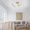 Lampa sufitowa w kolorze Matowy mosiądz z wbudowanym ściemniaczem LED 3000K MARIA Just Light Paul Neuhaus  15403-60