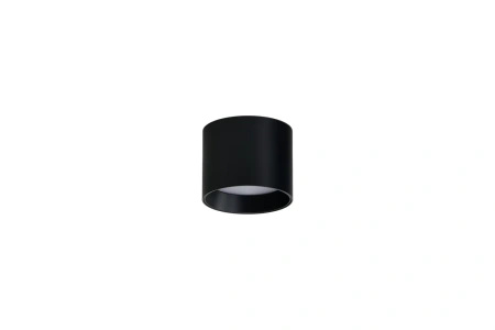 Czarna tuba natynkowa AXIS 6W CCT SWITCH BK+BK Azzardo AZ7024