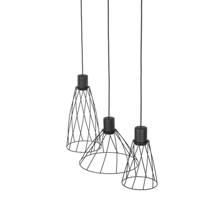 MODESTO BLACK LAMPA WISZACA 3 TK Lighting 10149