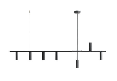 Lampa wisząca TREVO 7 BLACK Aldex 1104T1