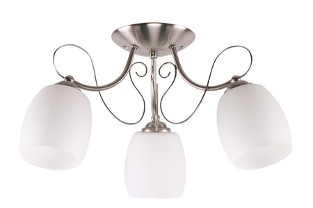 AMBA LAMPA SUFITOWA 3X40W E27 BIAŁY Candellux 33-78025