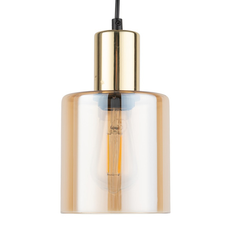 SIERRA GOLD AMBER LAMPA WISZĄCA 1 PŁ TK Lighting 6665