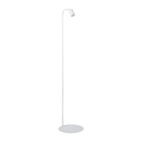 Prosta biała lampa podłogowa punktowa 1xGU10 NEX WHITE Tk Lighting 16191