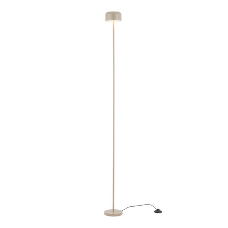 Prosta lampa podłogowa w kolorze beżowym NOA BEIGE LED Tk Lighting 19006