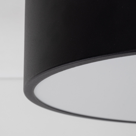Plafon czarny do łazienki 40cm LIVO BLACK M IP54 3xE27 Tk Lighting 10986