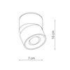 Ruchoma oprawa natynkowa Brema czarna LED CCT Light Prestige LP-2626/1RM BK movable