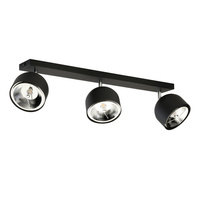 ALTEA BLACK LAMPA SUFITOWA 3 PŁ + ŻARÓWKI TK Lighting 6520