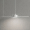 Lampa wisząca metalowy talerz w kolorze białym z regulacją kąta zawieszenia PIATTO 1xGX53 fi 45cm Milagro MLP2912
