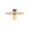 Okrągła lampa sufitowa z rafii o średnicy 38cm CALMA SABIA RAFIA 1XE27 Tk Lighting 11350